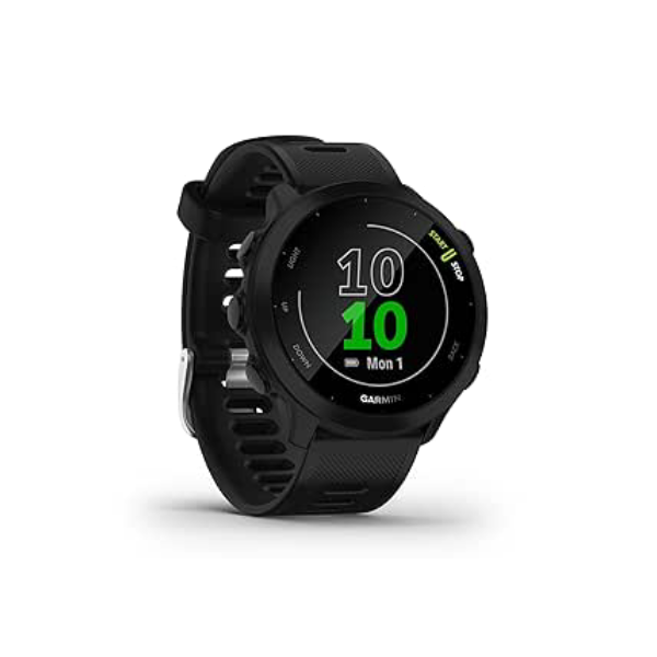 Garmin Relógio Forerunner 55 Preto 42mm com Monitor Cardíaco de Pulso e GPS