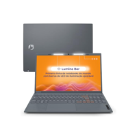 Notebook Positivo Vision C15 Lumina Bar Celeron 8GB 128GB eMMC, Tela 15 polegadas HD Antirreflexo, Windows 11, Tecla Link, Cinza – 2 ANOS DE GARANTIA