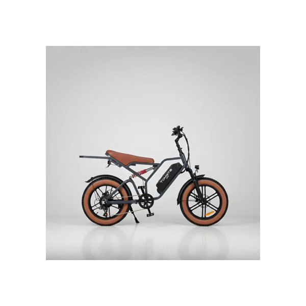 Bicicleta Elétrica Tomate Mpe 9050 1000w Potente E Estilosa - Marrom-claro