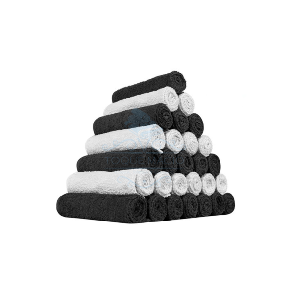 Kit 20 Toalhas de Rosto Para Salão Premium Toque Mágico 45x70cm Toque Mágico Toalhas