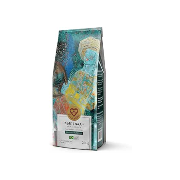 3 Corações Café Torrado e Moído Gourmet Portinari, Notas Frutadas, 250G