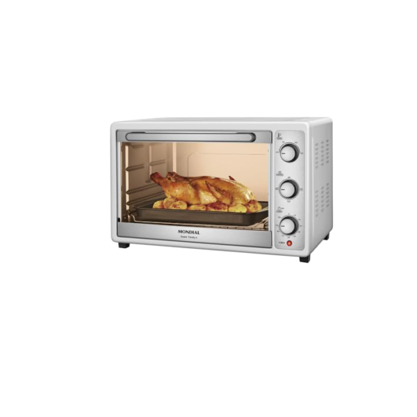Forno Elétrico 52L Grand Family II, Mondial, Branco/Inox, 1800W, 127V - FRN-52-W