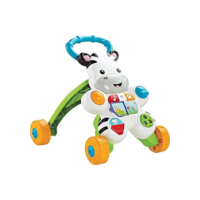 FISHER-PRICE, Andador e Apoiador para bebês, Formato Zebra, Com Sons Educativo, a partir de 6 meses