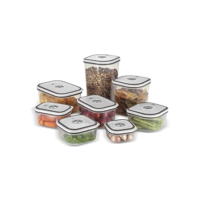 Kit Potes Herméticos de Plástico Electrolux - Cinza 1x8 unidades