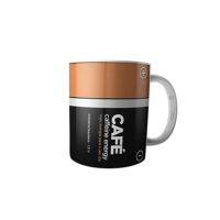 Caneca Café Pilha Caffeine Energy Geek Nerd Humor Meme