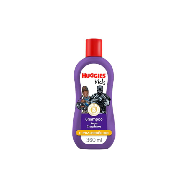Shampoo Huggies Super Crespinhos Pantera Negra 360ml
