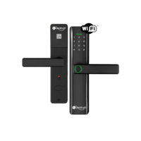 Fechadura Digital Biométrica Wi-Fi Inteligente Kuanttum Delta Pro