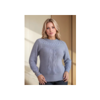 Blusa De Frio Feminina Grossa Tricot Tranças De La Premium