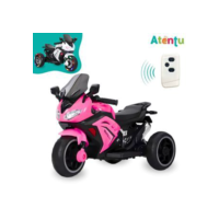 Mini Moto Elétrica Infantil Motinha Triciclo com Luz e Som Bateria 6v Recarregável