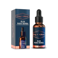KING C. GILLETTE, Óleo para Barba 30ml, Produtos para barba, Hidratação e maciez para sua barba, cuidado da barba de homens