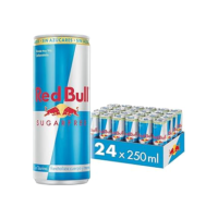 Pack de 24 Latas Red Bull Energético, Sem Açúcar, 250ml