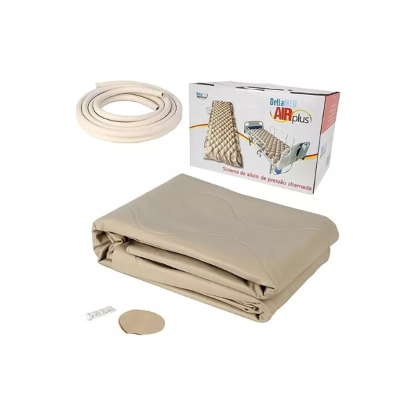 Colchão Pneumático para Tratamento de Escaras até 135 Kg Air Plus Dellamed 110v