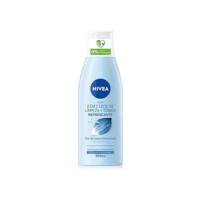 NIVEA Loção 2 em 1 200ml - Leite de Limpeza e Tônico - Remove as impurezas, inclusive resíduos de maquiagem e poluição, tonifica profundamente e deixa a pele mais saudável - Cuidado facial