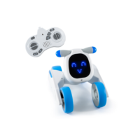 Cachorro Robô Puppy Bot Interativo com Luzes e Controle Remoto Brinquedo Inteligente com Sons e Movimentos para Criança
