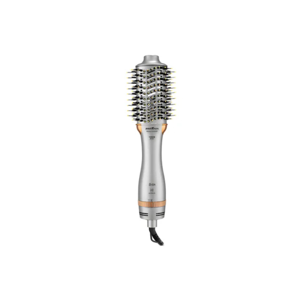 Escova Secador Britânia Bes33sd compact 4 em 1 cor prata e dourado