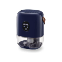 Yesop Desumidificador De Ar Ambiente Eletrico Antimofo 1000ml Portátil E 110/220v Bivolt Com Tela Led Digital Exibição Sensível Ao Toque
