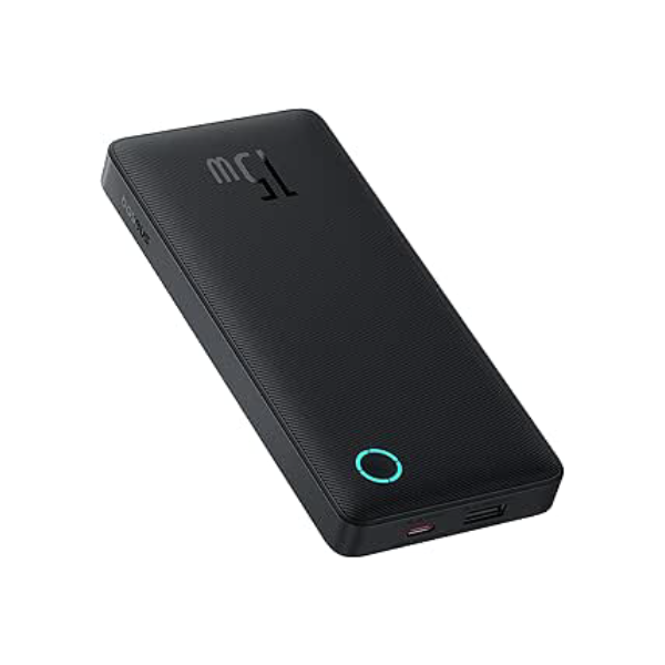 Carregador Portátil Baseus Digital Display Power Bank carregamento rápido 15W/22.5W (Preto 15W, 10000 Milliamp Hours)