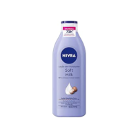 NIVEA Loção Hidratante Desodorante Soft Milk 400ml - Hidratação para pele seca, com textura leve e sensação de suavidade que deixa a pele macia, cheirosa e hidratada por 48h