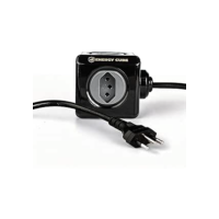 Gshield Adaptador Energy Cube Bivolt Filtro de Linha Multiplicador de Tomadas 10A com Proteção de Sobretensão, Certificado INMETRO "2 Anos de Garantia", Preto (4 Tomadas + USB A + Tipo C + Cabo 1,5m)