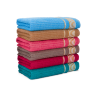 Kit Luxo: 6 Toalhas de Banho 360g Super Felpudas e Macias - 70x140cm 100% Algodão Canelada
