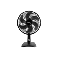 Ventilador Mesa Mallory Compact 30cm com 3 Velocidades Preto 110V