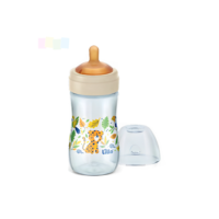 Mamadeira Evolution Super Bico Macio Látex Tampa Antivazamento Air System 300mL Lillo Eco