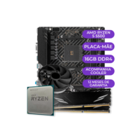 Kit Upgrade Gamer, Processador AMD Ryzen 5 5500 + A520M + 16GB DDR4