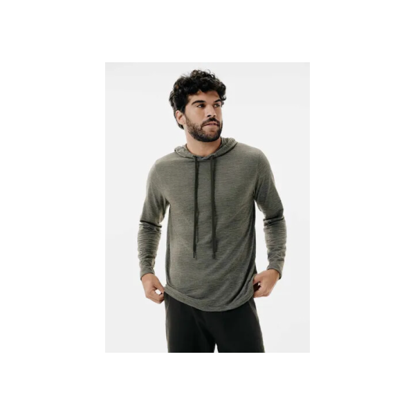 Camiseta Masculina Slim Em Malha De Algodão Com Capuz Hering