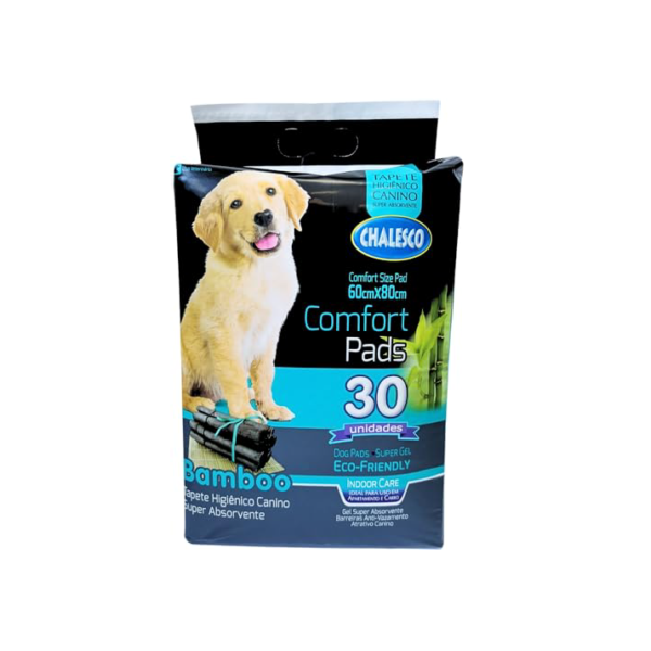 Chalesco Tapete Higiênico para Cães Confort Bamboo 30 Unidades