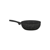 Frigideira Wok Rochedo Stone Pro 25cm Preto