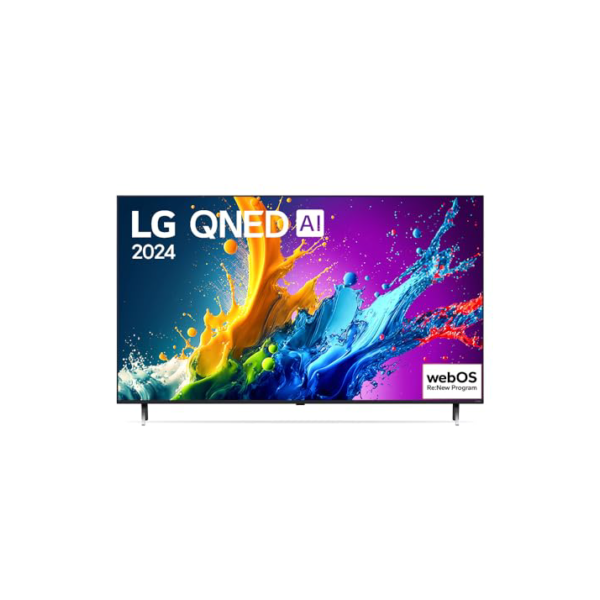 Smart TV 4K 65" LG QNED 65QNED80T Processador α5 Ger7 AI Quantum Dot Nanocell Local Dimming Design Super Slim Alexa/Chromecast integrado webOS 24