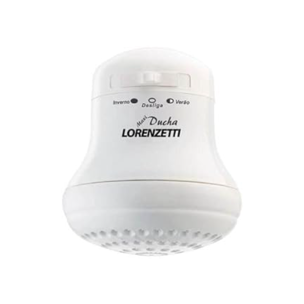 Lorenzetti Chuveiro Elétrico Branco Maxi Ducha, 3200W 220V