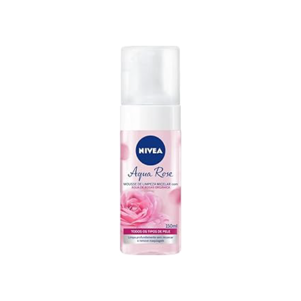 NIVEA Mousse de Limpeza Facial Aqua Rose 150ml
