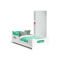 Cama Infantil Encanto Com Grades Laterais