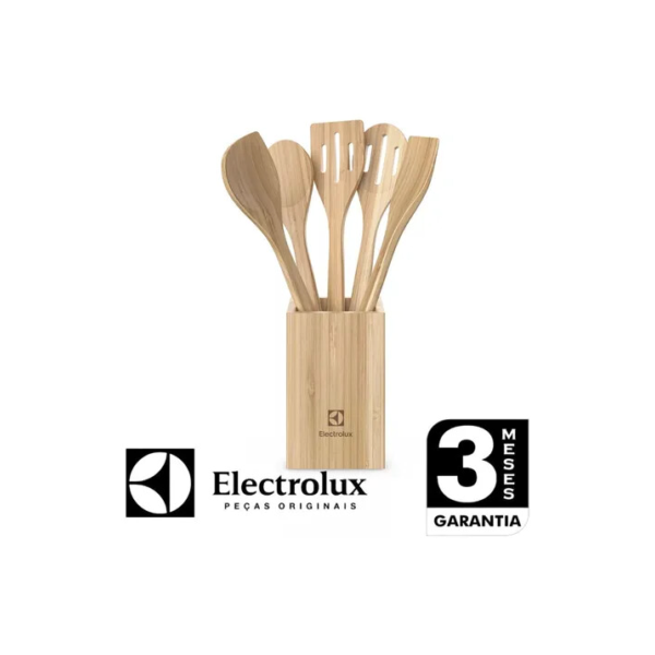 Conjunto Utensílios De Bambu Para Cozinha 6 Peças Electrolux