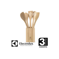 Conjunto Utensílios De Bambu Para Cozinha 6 Peças Electrolux