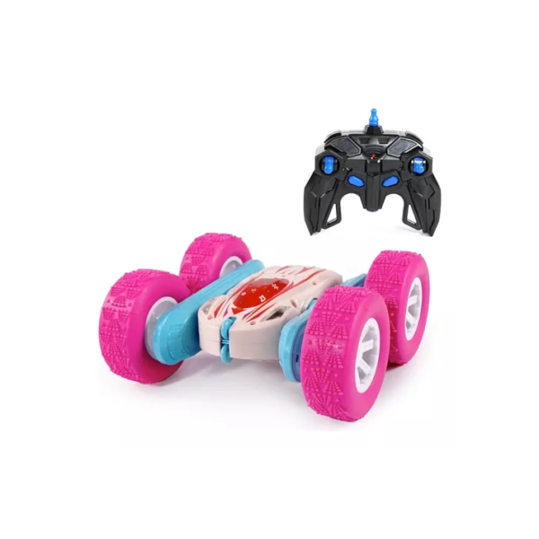 Carrinho Controle Remoto Giro 360º Pirueta Cor Rosa Quick Run Car