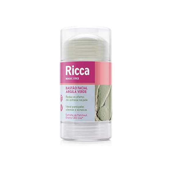 Ricca Bastão Facial Argila Verde