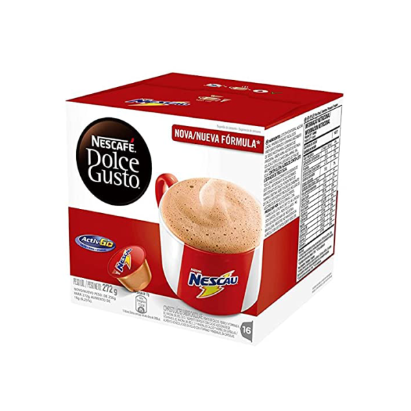 Dolce Gusto Café Em Cápsula Nescafé Dolce Gusto Nescau 16 Cápsulas