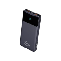 ELG, PB102BK, Power Bank 10.200mAh com Display Indicador, Carregamento Via Porta USB-A e USB-C, Proteção de Aquecimento, Curto Circuito e Sobre Carga, Preto