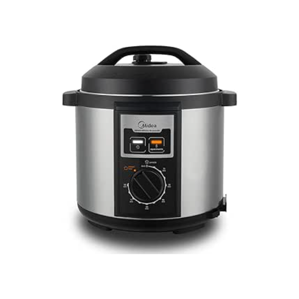 Panela de Pressão Mecanica, 6L, Inox/Preto, 220v, Midea