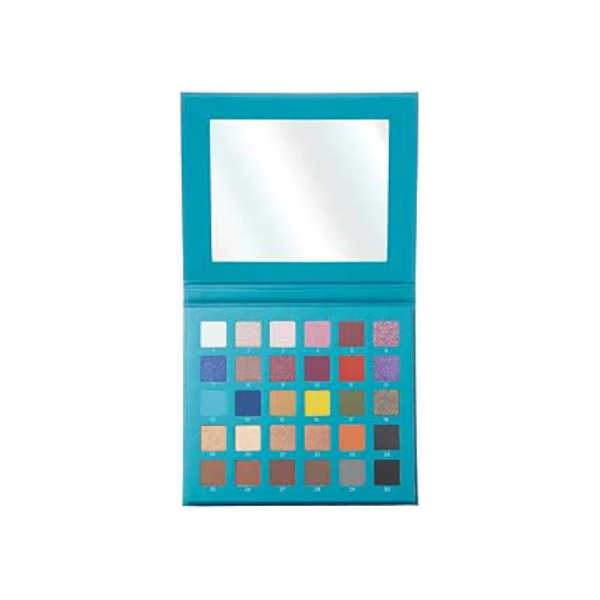Catharine Hill - Paleta de Sombras 30 Cores | Alta Pigmentação, Longa Duração, Textura Macia, Tons Opacos, Cintilantes e Multiefeitos – Versátil e Completa para Criar Looks Incríveis