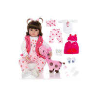Boneca Adora Bebe Reborn Girafinha 48cm Grs.