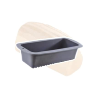 Forma Para Pão Silicone Antiaderente 24x13cm Resistente Forno Bolos Pudim Sobremesas Flexível Utensílio Cozinha Fácil Limpeza Cor Sortida Durável
