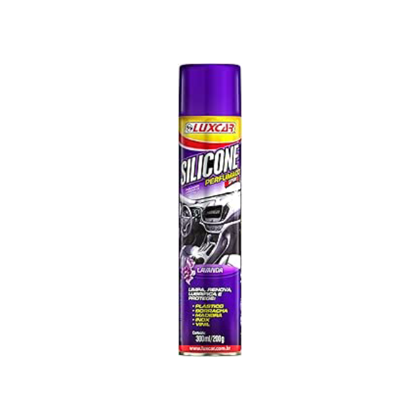 Luxcar Silicone Spray Lavanda 400 ml – Protetor e Lubrificante Perfumado