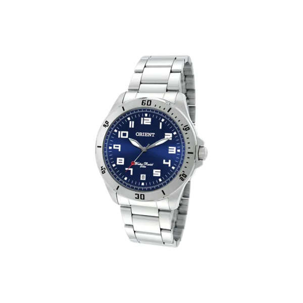 RELOGIO ORIENT MASCULINO ANALOGICO PRATEADO MBSS1155A D2SX