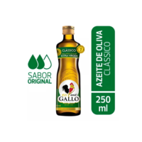 Azeite de Oliva Extra Virgem Clássico Português Gallo Vidro 250ml