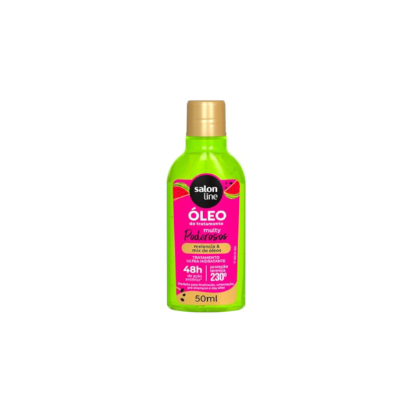 Salon Line, Óleo Capilar Reparador, Multy Poderosos, Cachos dos Sonhos, Melancia e Mix de Óleos - Para Todos os Tipos de Cabelos, 50ml