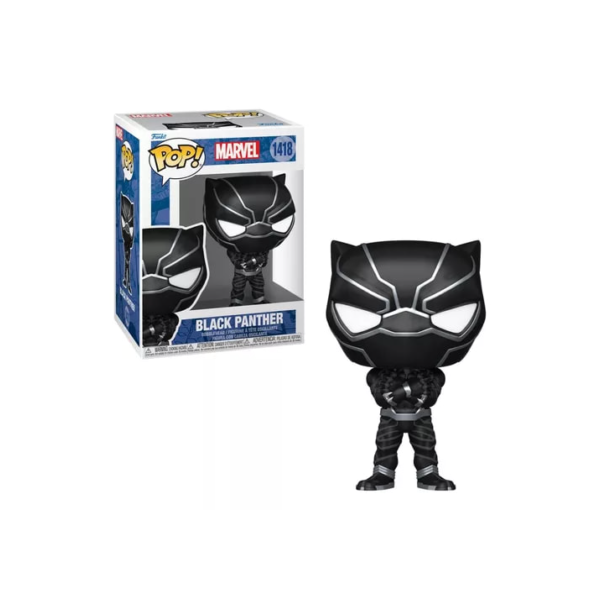 Boneco Funko Pop! Marvel Clássicos Pantera Negra 10cm Candide