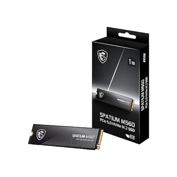 Msi SPATIUMM560PCIe5.0NVMeM.21TB Ssd MSI Spatium M560 Pcie 5.0 Nvme M.2 1tb R